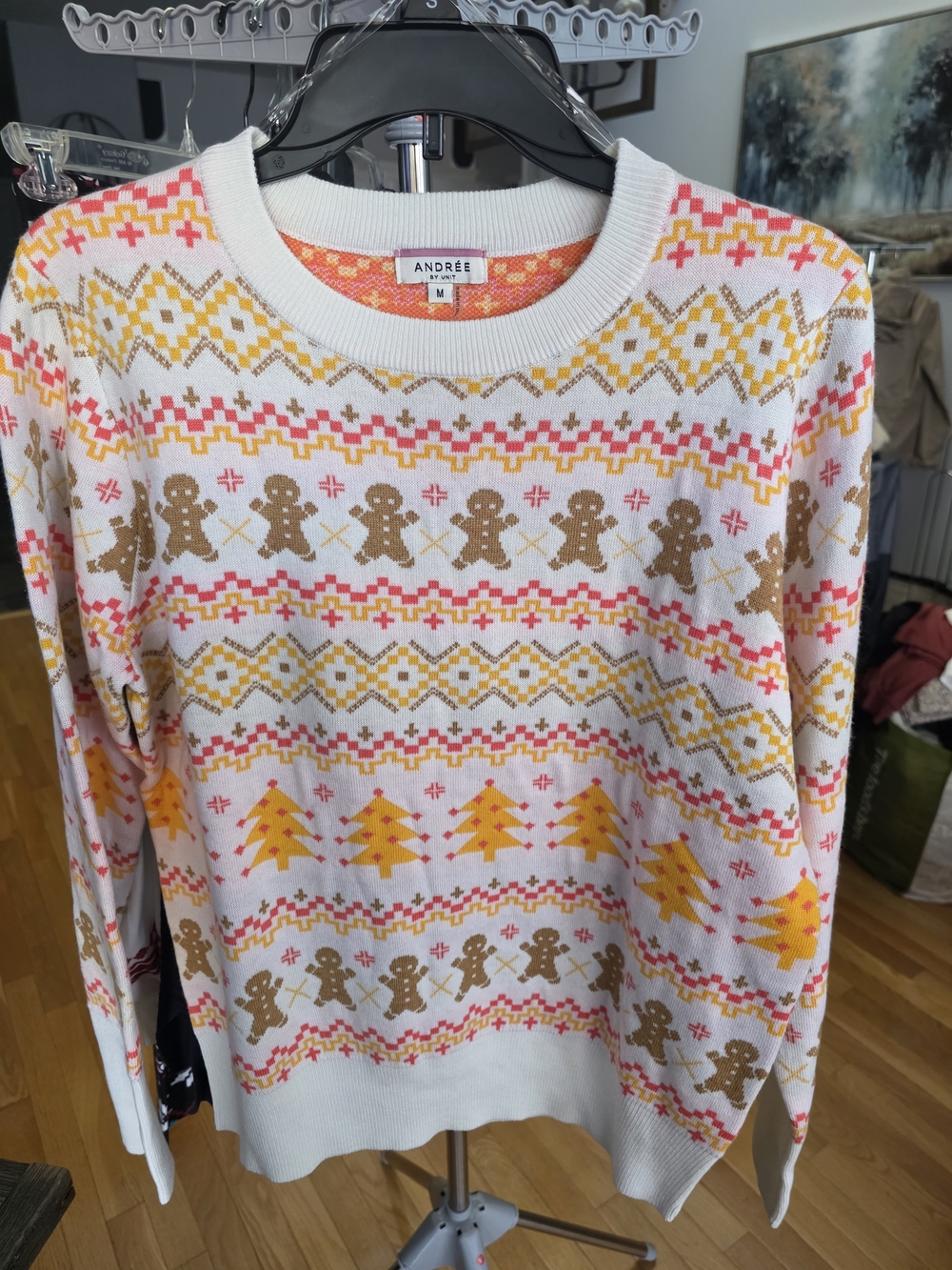 Andree By Unit Holiday Gingerbread Sweater